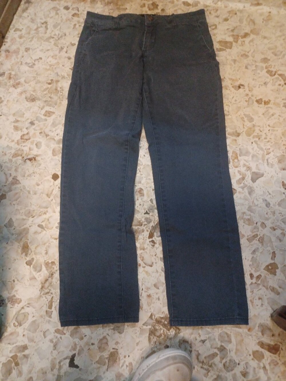 RSQ Men's Slim Straight Pants/Chinos 30x30 Faded Navy